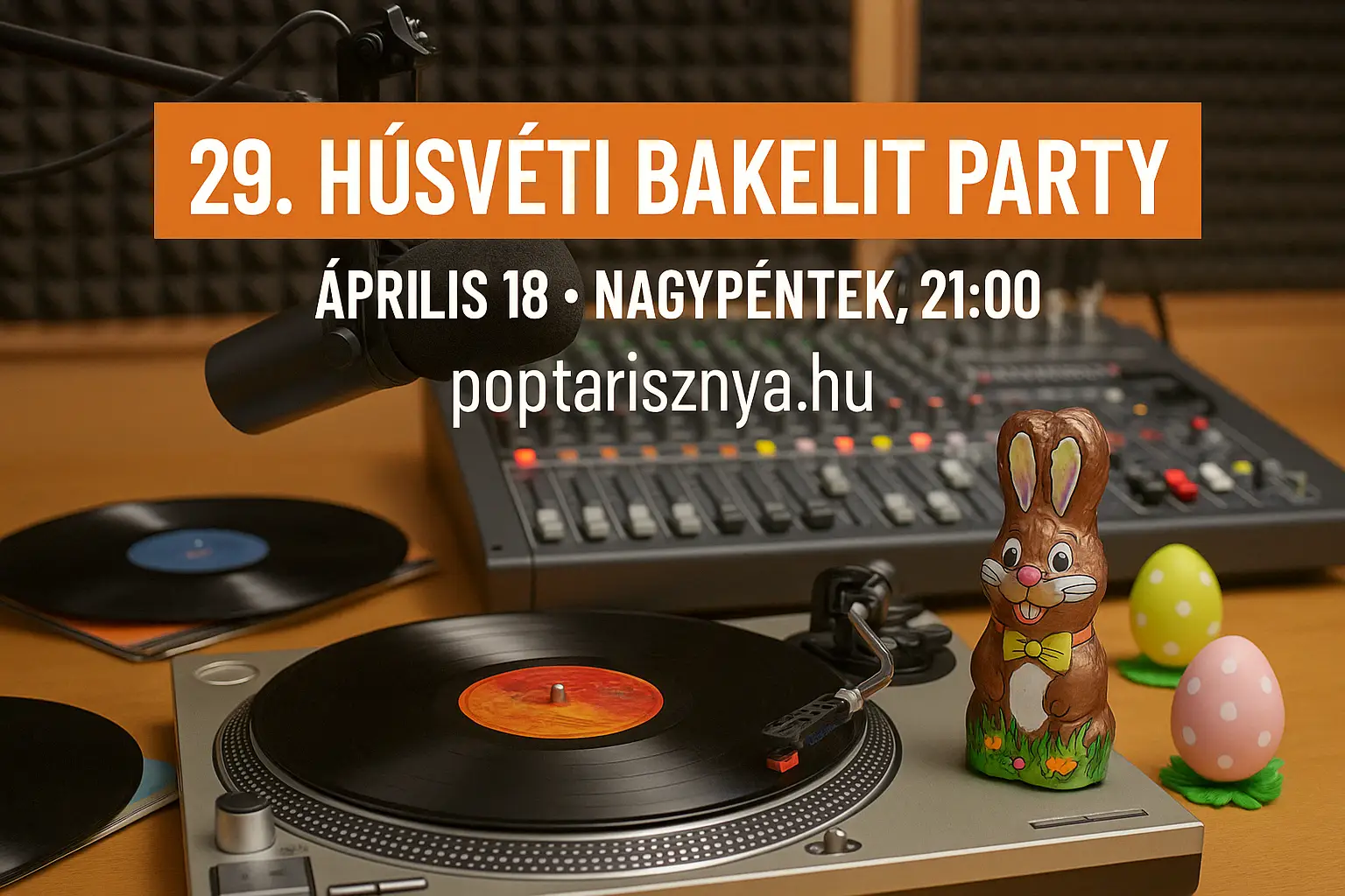 Read more about the article 29. Húsvéti Bakelit Party