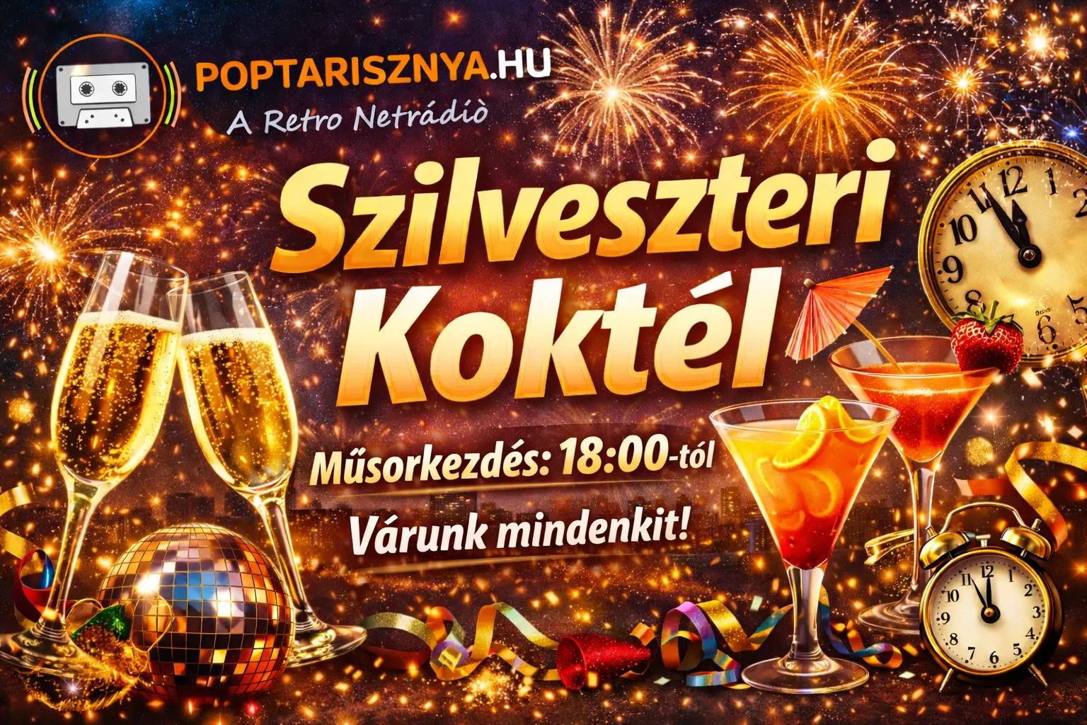 Read more about the article Szilveszter a Poptarisznya.hu -n!